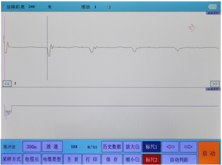 智能型電纜故障測試儀操作界面介紹